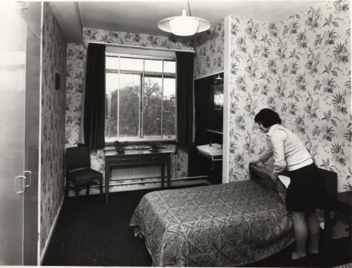 Framed Print : Dormitory at Baden Powell House, London Framed Print : Dormitory at Baden Powell House, London