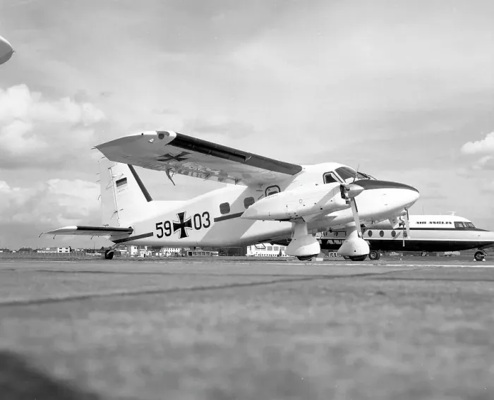 Framed Print : Dornier Do 28D Skyservant 59+03 Framed Print : Dornier Do 28D Skyservant 59+03