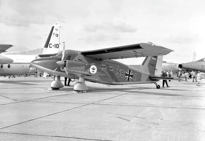 Framed Print : Dornier Do 28D Skyservant 59+17 Framed Print : Dornier Do 28D Skyservant 59+17