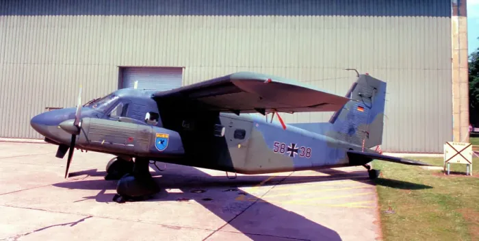 Framed Print : Dornier Do-28D-2 Skyservant 58+38 Framed Print : Dornier Do-28D-2 Skyservant 58+38