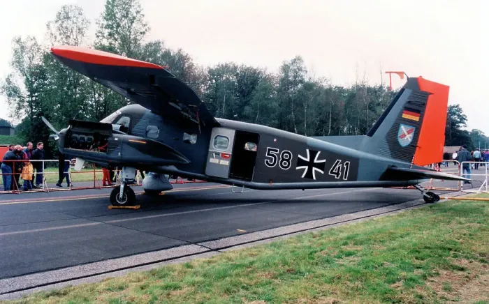 Framed Print : Dornier Do-28D-2 Skyservant 58+41 Framed Print : Dornier Do-28D-2 Skyservant 58+41