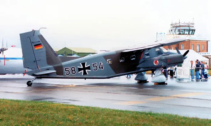 Framed Print : Dornier Do-28D-2 Skyservant 58+54 Framed Print : Dornier Do-28D-2 Skyservant 58+54