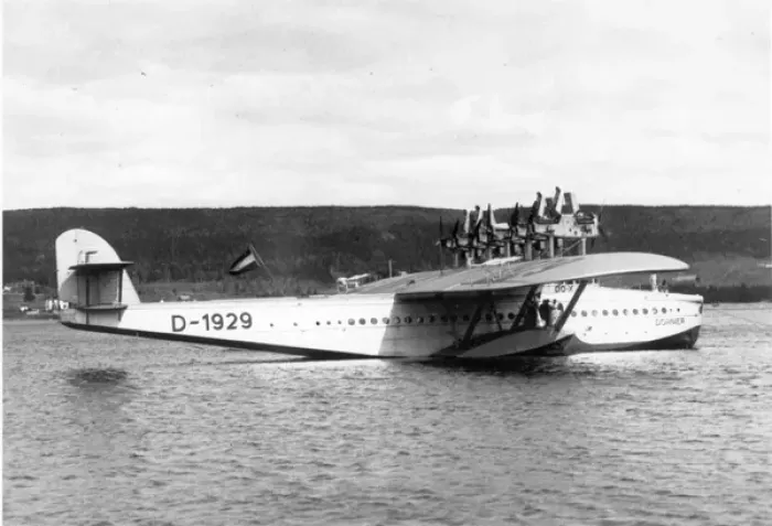 Framed Print : Dornier DoX-1b D-1929 visiting Holyrood Newfoundland Framed Print : Dornier DoX-1b D-1929 visiting Holyrood Newfoundland
