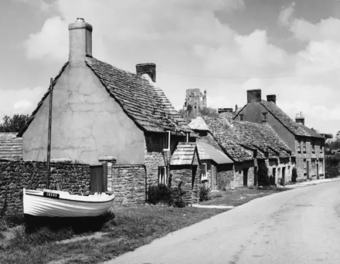 Framed Print : Dorset Cottages Framed Print : Dorset Cottages