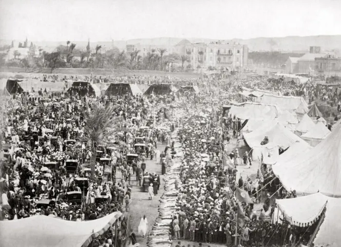 Framed Print : Doseh or treading ceremony, Egypt, c. 1880 Framed Print : Doseh or treading ceremony, Egypt, c. 1880