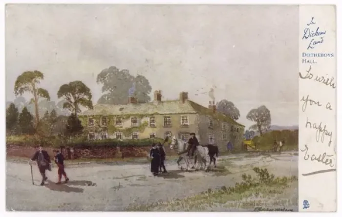 Framed Print : Dotheboys Hall / Dickens Framed Print : Dotheboys Hall / Dickens