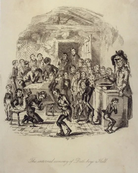 Framed Print : Dotheboys Hall / Dickens Framed Print : Dotheboys Hall / Dickens