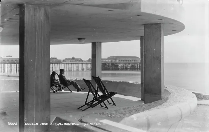 Framed Print : Double Deck Parade, Hastings Framed Print : Double Deck Parade, Hastings