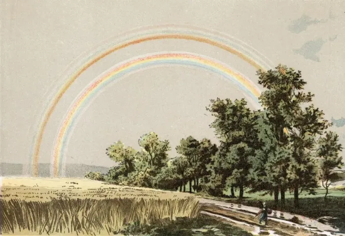 Framed Print : DOUBLE RAINBOW Framed Print : DOUBLE RAINBOW