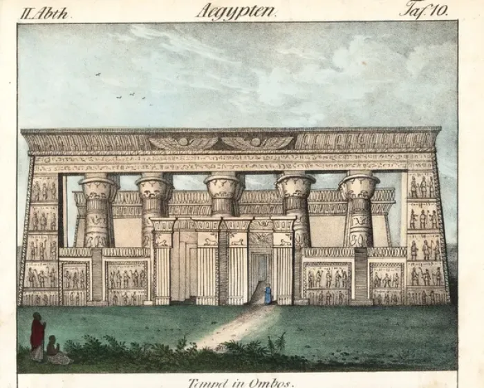 Framed Print : Double temple of Kom Ombo (Ombos) in ancient Egypt Framed Print : Double temple of Kom Ombo (Ombos) in ancient Egypt