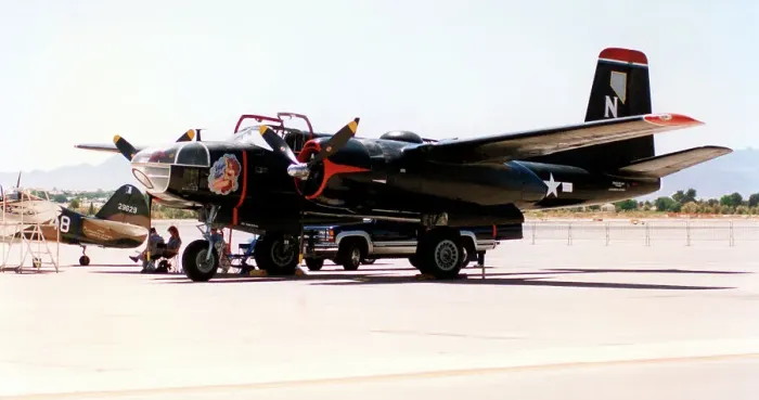 Framed Print : Douglas A-26C Invader N9682C - 41-39230 Vegas Vixen Framed Print : Douglas A-26C Invader N9682C - 41-39230 Vegas Vixen