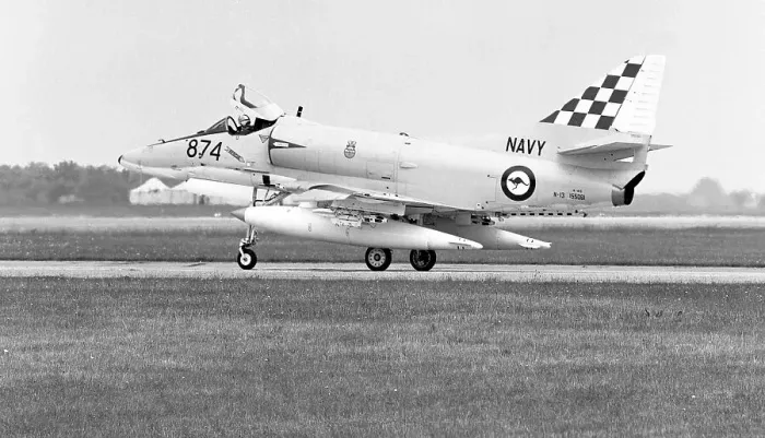 Framed Print : Douglas A-4G Skyhawk N13-155061 874 Framed Print : Douglas A-4G Skyhawk N13-155061 874