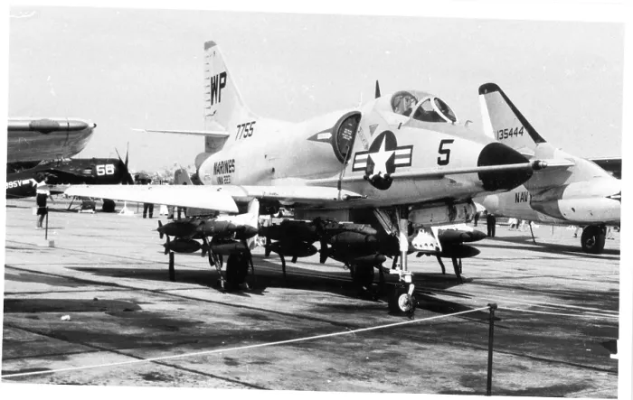 Framed Print : Douglas A4D-2N Skyhawk 147755 Framed Print : Douglas A4D-2N Skyhawk 147755