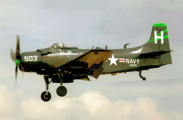 Framed Print : Douglas AD-4NA Skyraider G-RADR / 126922 Framed Print : Douglas AD-4NA Skyraider G-RADR / 126922
