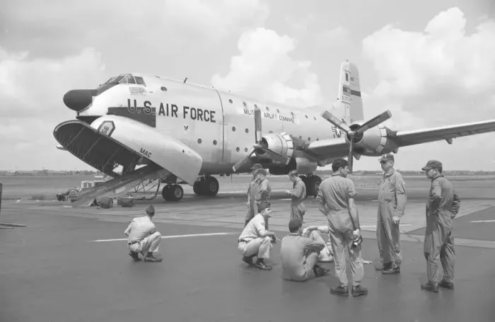 Framed Print : Douglas C-124C Globemaster II 50-21056 Framed Print : Douglas C-124C Globemaster II 50-21056