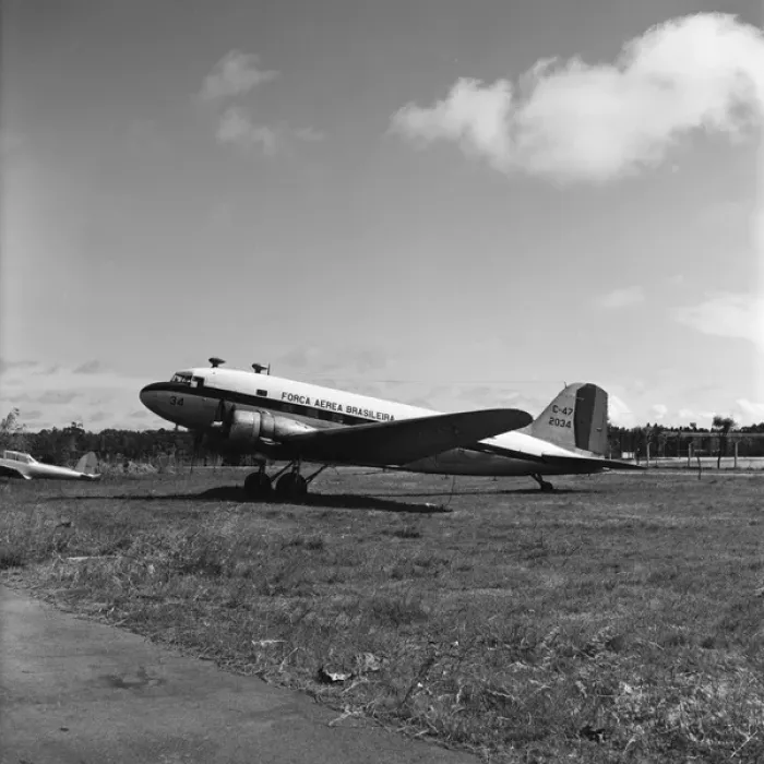 Framed Print : Douglas C-47 2034 Forca Aerea Brasileira Montevideo 1969 Framed Print : Douglas C-47 2034 Forca Aerea Brasileira Montevideo 1969