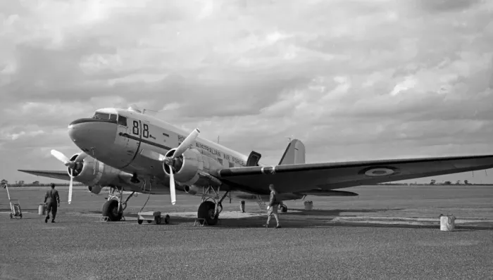 Framed Print : Douglas C-47B-30-DK A65-88 RaF East Sale, Victoria 1965 Framed Print : Douglas C-47B-30-DK A65-88 RaF East Sale, Victoria 1965