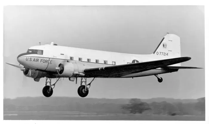 Framed Print : Douglas C-47B Skytrain 44-77214 Framed Print : Douglas C-47B Skytrain 44-77214