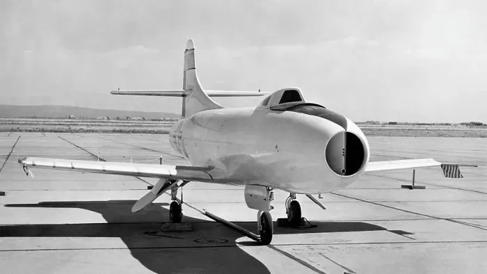 Framed Print : Douglas D588-1 Skystreak 37972 - NACA 142 Framed Print : Douglas D588-1 Skystreak 37972 - NACA 142