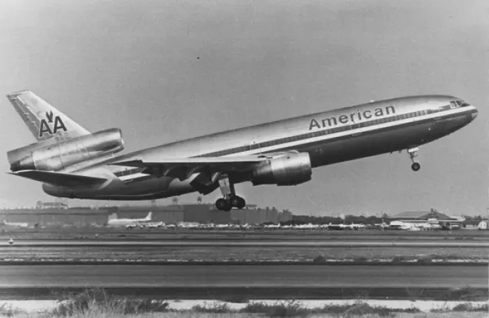 Framed Print : Douglas DC-10 10 1st Flight American Framed Print : Douglas DC-10 10 1st Flight American