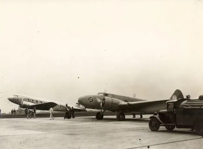 Framed Print : Douglas DC-2, PH-AJU, of Royal Dutch Air Line Framed Print : Douglas DC-2, PH-AJU, of Royal Dutch Air Line