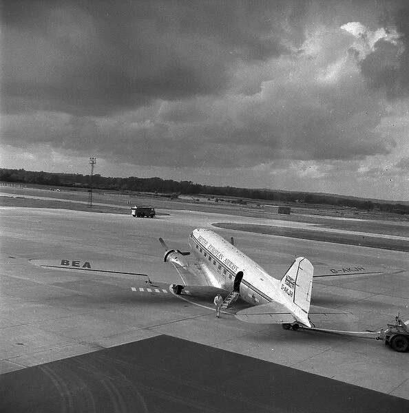 Douglas DC-3 G-AKJH BEA LAP c 1955