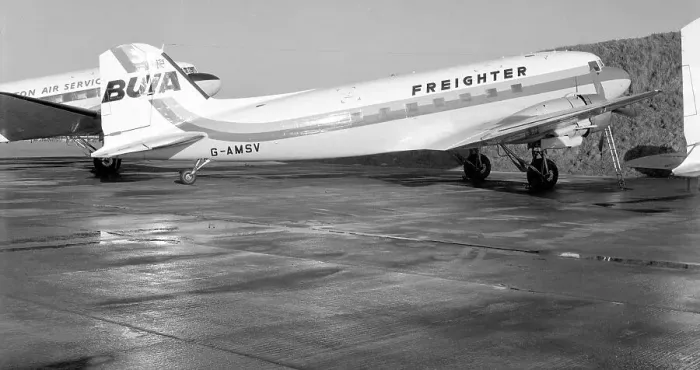 Framed Print : Douglas DC-3C G-AMSV Framed Print : Douglas DC-3C G-AMSV