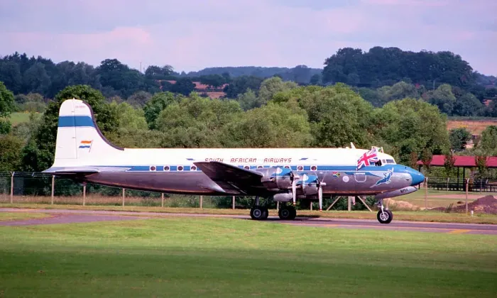 Framed Print : Douglas DC-4 ZS-BMH Framed Print : Douglas DC-4 ZS-BMH