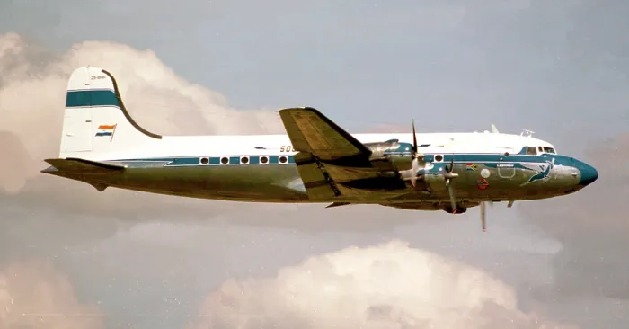 Framed Print : Douglas DC-4 ZS-BMH Framed Print : Douglas DC-4 ZS-BMH