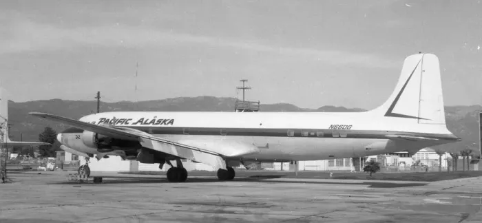 Framed Print : Douglas DC-6B N66DG Framed Print : Douglas DC-6B N66DG