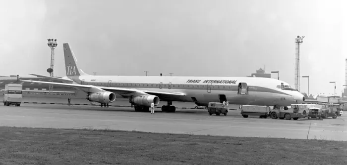 Framed Print : Douglas DC-8-61CF N8961T Framed Print : Douglas DC-8-61CF N8961T
