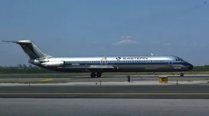 Framed Print : Douglas DC-9 51 of Easterns N402EA at La Guardia, July Framed Print : Douglas DC-9 51 of Easterns N402EA at La Guardia, July