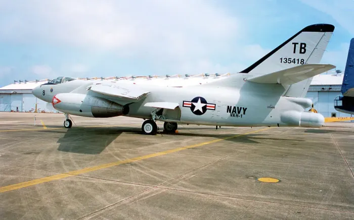 Framed Print : Douglas EA-3A Skywarrior 135418 Framed Print : Douglas EA-3A Skywarrior 135418