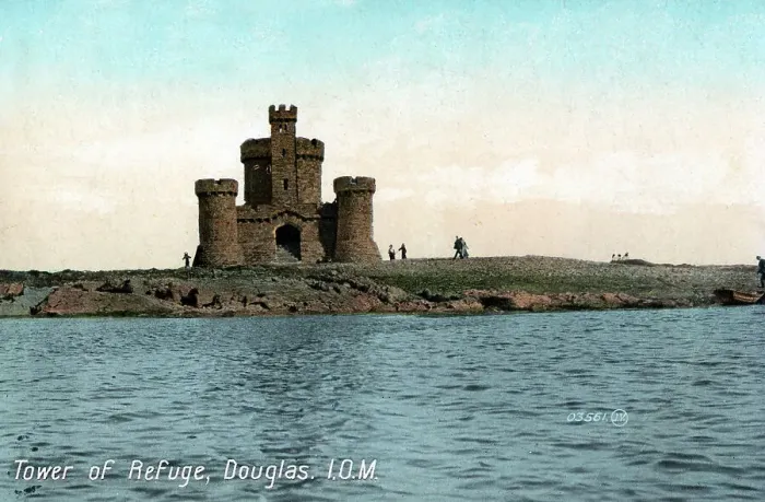 Framed Print : Douglas, Isle of Man - Tower of Refuge Framed Print : Douglas, Isle of Man - Tower of Refuge