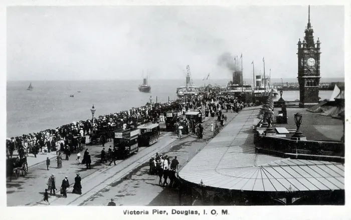Framed Print : Douglas, Isle of Man - Victoria Pier Framed Print : Douglas, Isle of Man - Victoria Pier