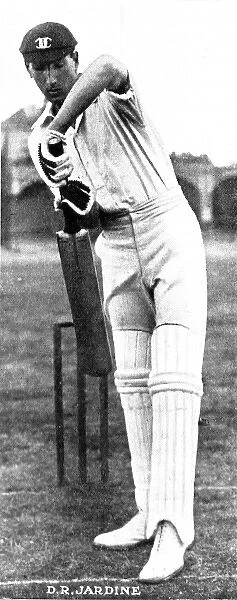 Douglas Jardine Batting for Oxford University, 1923