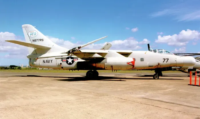 Framed Print : Douglas NTA-3B Skywarrior N877RS Framed Print : Douglas NTA-3B Skywarrior N877RS