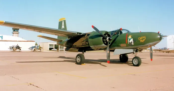 Framed Print : Douglas RB-26C Invader N226RW Daisy Mae Framed Print : Douglas RB-26C Invader N226RW Daisy Mae