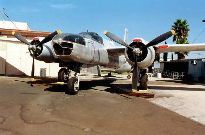 Framed Print : Douglas RB-26C Invader N8026E - 44-35323 Framed Print : Douglas RB-26C Invader N8026E - 44-35323