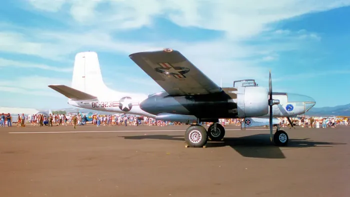 Framed Print : Douglas RB-26C Invader N8026E - 44-35323 Framed Print : Douglas RB-26C Invader N8026E - 44-35323