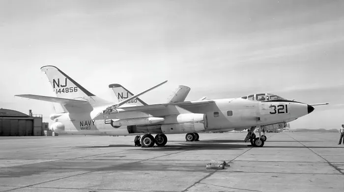 Framed Print : Douglas TA-3B Skywarrior 144856 Framed Print : Douglas TA-3B Skywarrior 144856