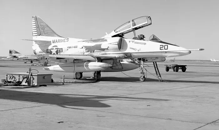 Framed Print : Douglas TA-4J Skyhawk 153663 Framed Print : Douglas TA-4J Skyhawk 153663