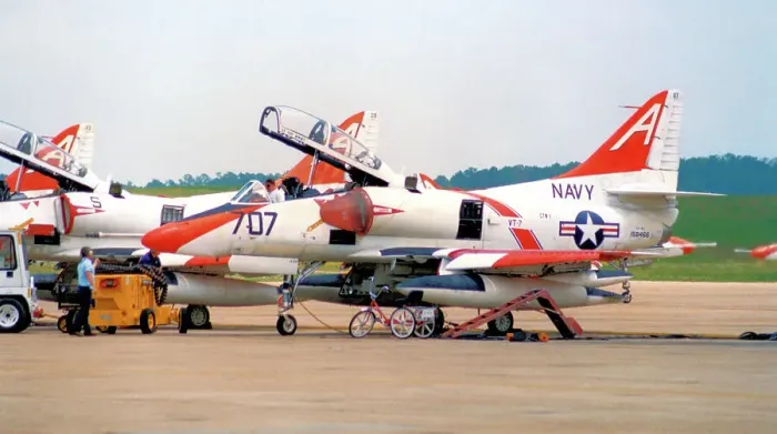 Framed Print : Douglas TA-4J Skyhawk 158466 Framed Print : Douglas TA-4J Skyhawk 158466