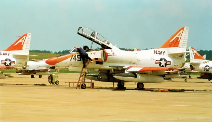 Framed Print : Douglas TA-4J Skyhawk 158718 Framed Print : Douglas TA-4J Skyhawk 158718
