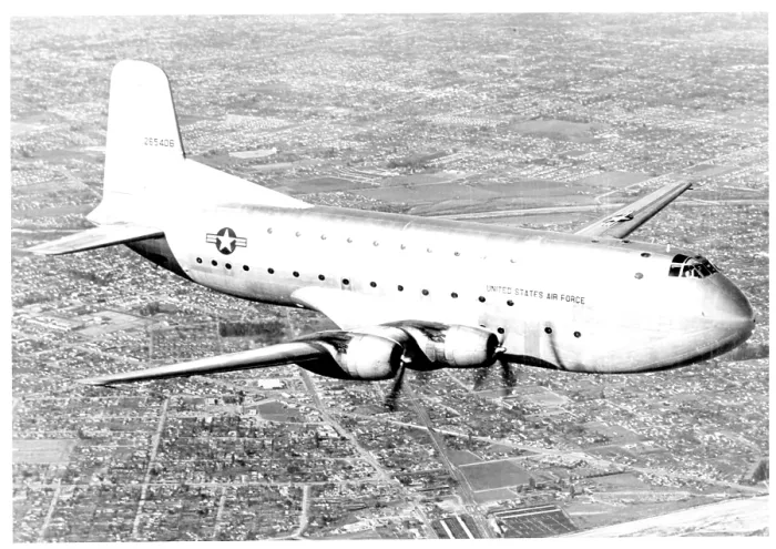 Framed Print : Douglas YC-124 Globemaster II 43-65406 Framed Print : Douglas YC-124 Globemaster II 43-65406