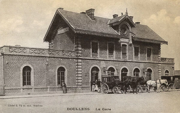 Doullens, France - The Railway Station