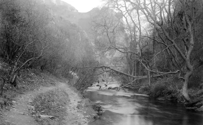 Framed Print : Dovedale - the river Framed Print : Dovedale - the river