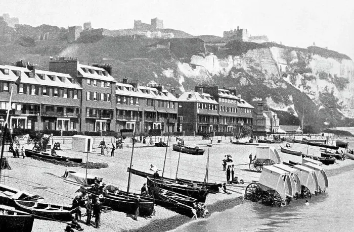 Framed Print : Dover Beach early 1900s Framed Print : Dover Beach early 1900s
