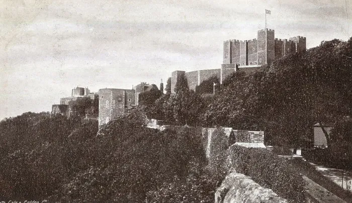 Framed Print : Dover Castle from the top of Hirst Tower, Kent Framed Print : Dover Castle from the top of Hirst Tower, Kent