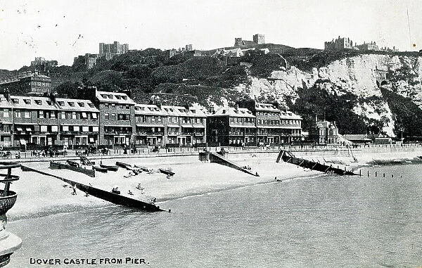 Dover Castle from the Pier, Kent